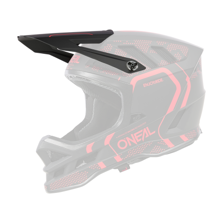 0453-080 Visiera BLADE Polyacrylite Casco STRIKE nero/rosso