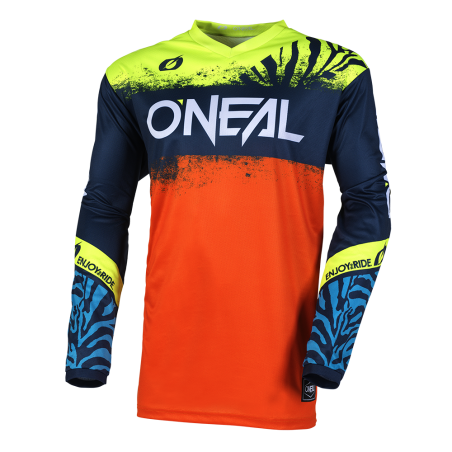 E006-164 Maglia da ragazzo ELEMENT SHOCKER blu/arancione L