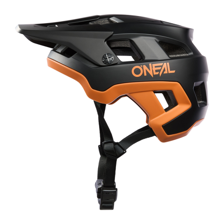 0510-034 Casco DEFENDER SOLID nero/arancione L/XL (58-62 cm)