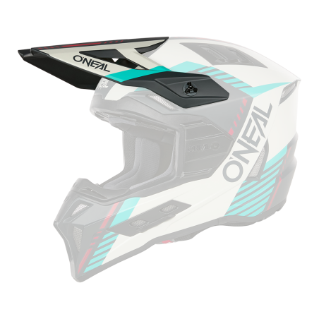 EXSRS-010 Casco Visor EX-SRS QUIN grigio/verde acqua
