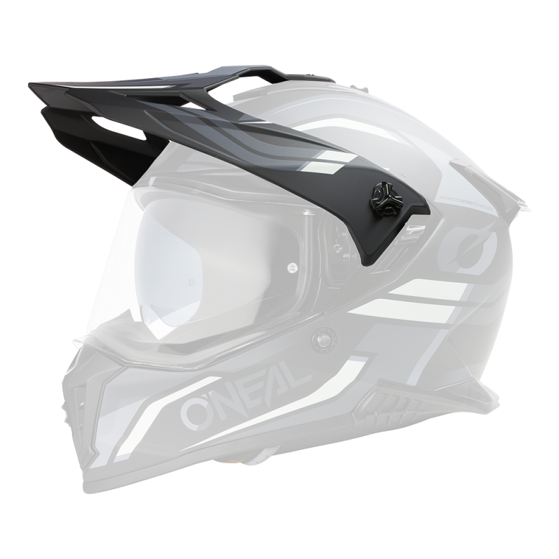 ASRS-120 Casco Visor A-SRS SPIKE nero/grigio/bianco