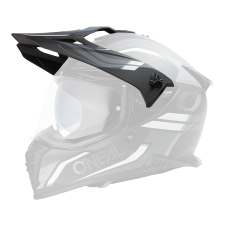 ASRS-120 Casco Visor A-SRS SPIKE nero/grigio/bianco