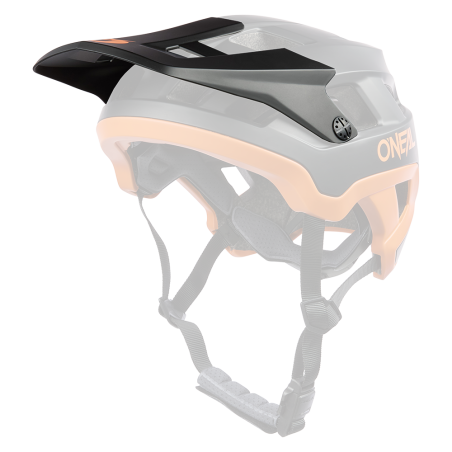 0510-030 Visiera per casco DEFENDER SOLID nero/arancione