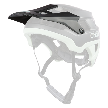 0510-040 Visiera per casco DEFENDER SOLID nero/menta