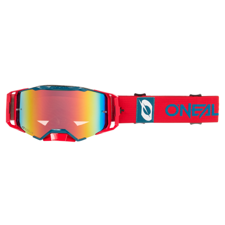 6036-011 B-33 Goggle BOLD rosso/blu - rosso radio