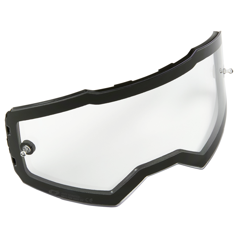 6031-950 Lente di ricambio per occhiali B-55 trasparente con perni a strappo