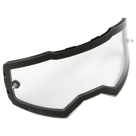 6031-950 Lente di ricambio per occhiali B-55 trasparente con perni a strappo