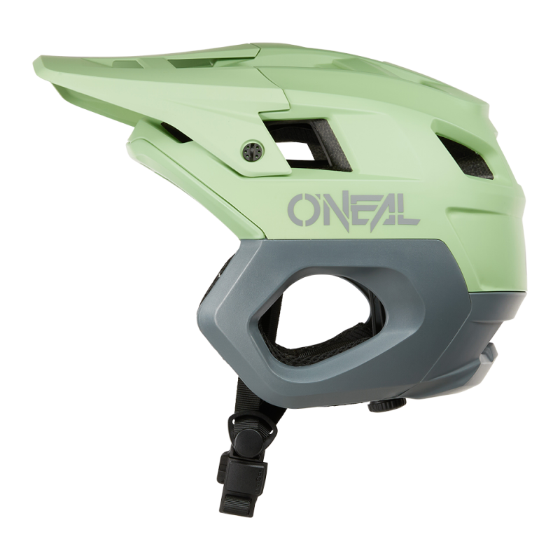 0538-033 Casco TRAPPER SOLID verde/grigio M/L (57-59 cm)