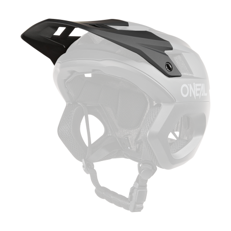 0538-000 Visiera TRAPPER Casco SOLID nero