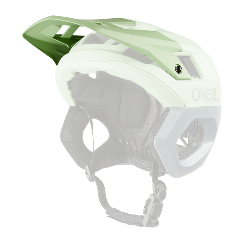 0538-030 Visiera TRAPPER Casco SOLID verde/grigio