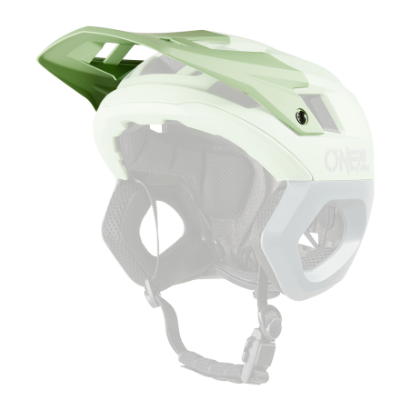 0538-030 Visiera TRAPPER Casco SOLID verde/grigio
