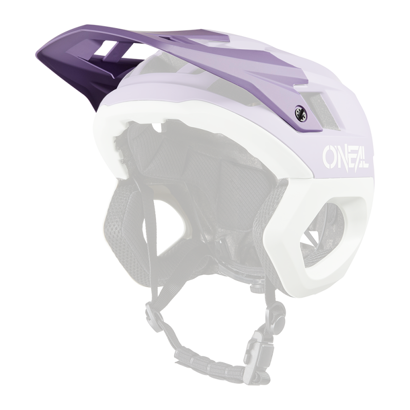 0538-040 Visiera per casco TRAPPER SOLID viola/grigio chiaro