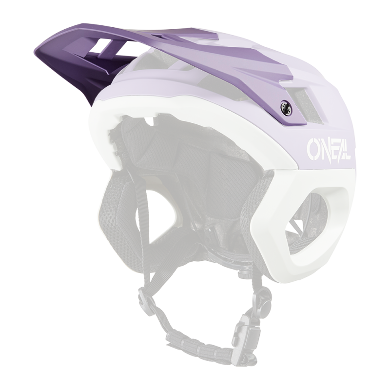 0538-040 Visiera per casco TRAPPER SOLID viola/grigio chiaro