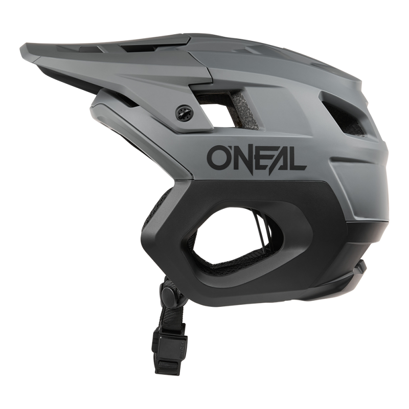 0538-055 Casco TRAPPER SOLID grigio/nero XL/XXL (60-62 cm)