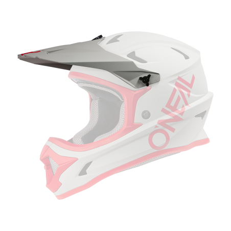 0481-220 Casco VISOR SONUS SOLID grigio/rosso