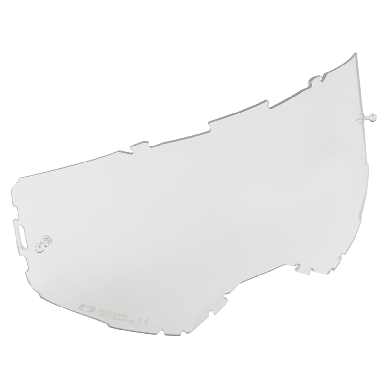 6036-950 Lente di ricambio per occhiali B-22 e B-33 trasparente con perni a strappo