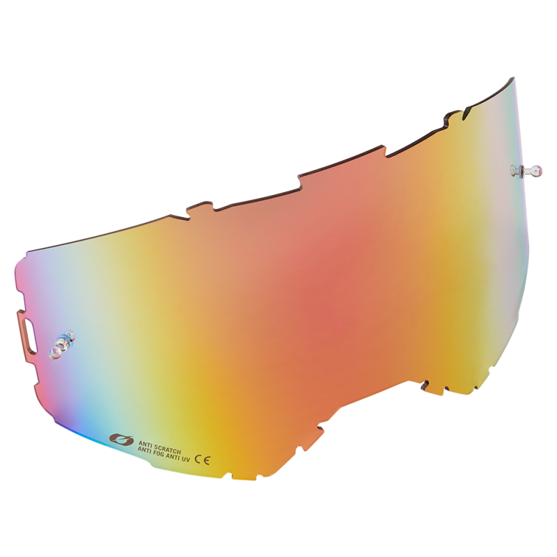 6036-953 Lente di ricambio per occhiali B-22 e B-33 rosso radio con perni a strappo