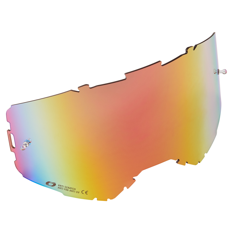 6036-953 Lente di ricambio per occhiali B-22 e B-33 rosso radio con perni a strappo