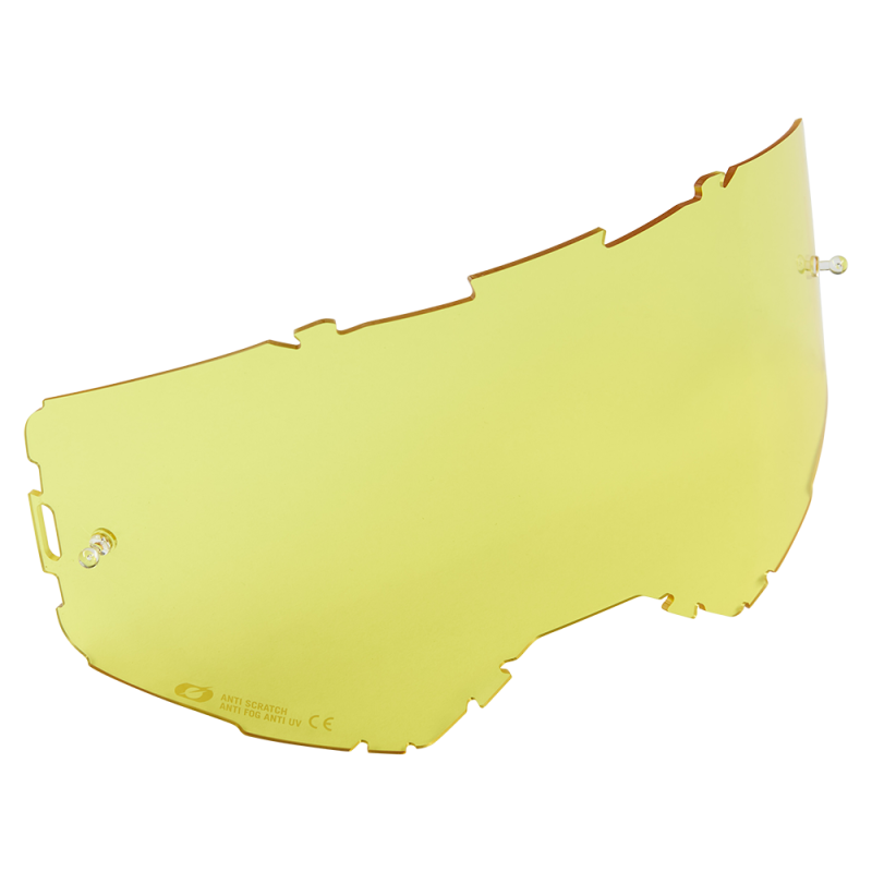 6036-956 Lente di ricambio per occhiali B-22 e B-33 gialla con perni a strappo