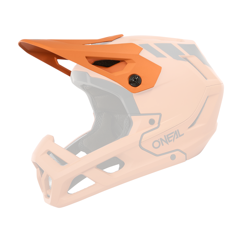 0541-310 Casco Visor SL1 CREST arancione/nero