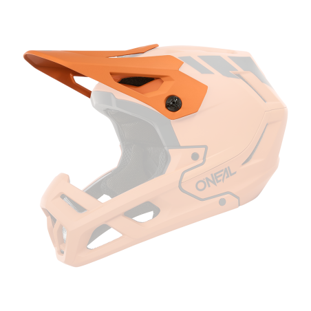 0541-310 Casco Visor SL1 CREST arancione/nero