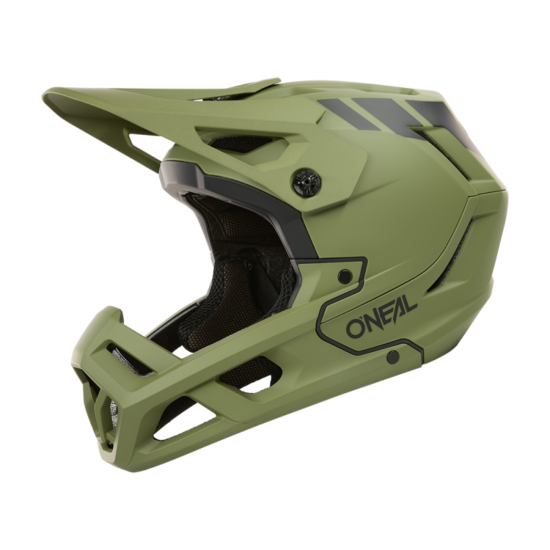 0541-324 Casco SL1 CREST oliva/nero L (59/60 cm)