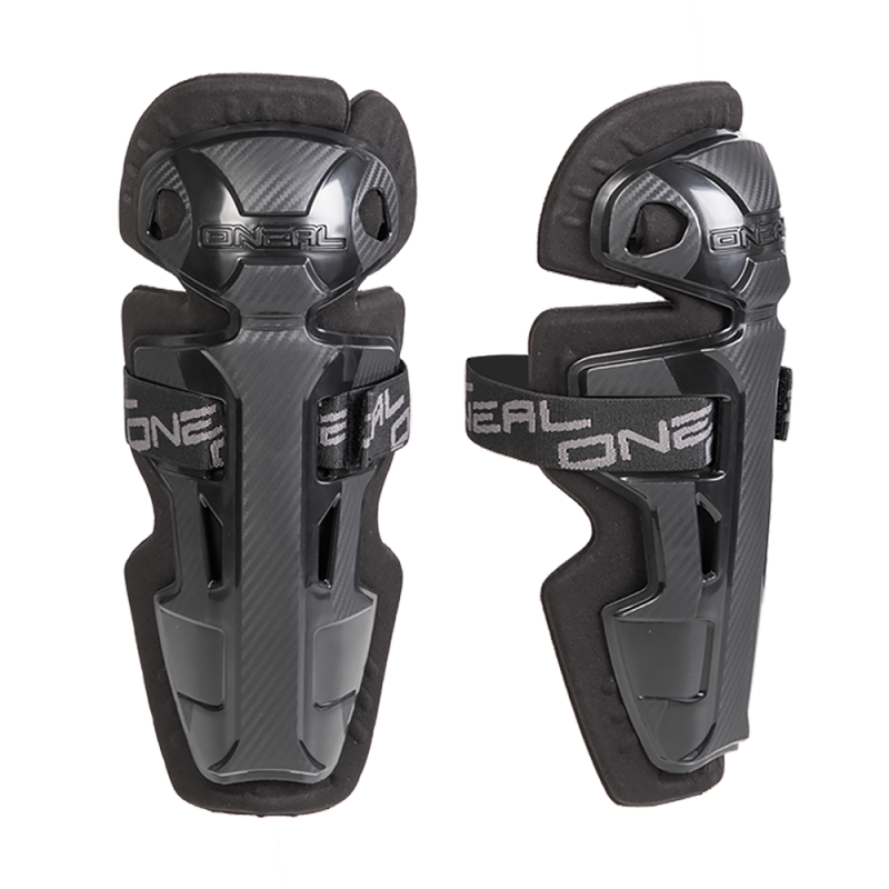 0251F-108 Pro II RL Carbon Look Ginocchiere per ragazzi nere