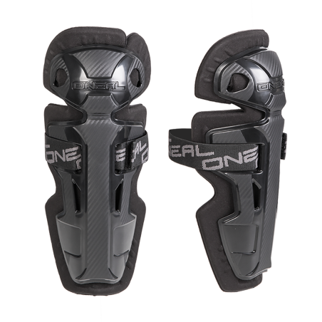 0251F-108 Pro II RL Carbon Look Ginocchiere per ragazzi nere