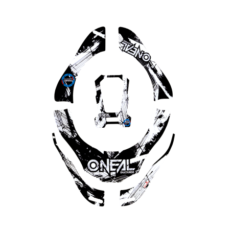 0535SP-907 Adesivo TRON Design SHOCKER nero/bianco