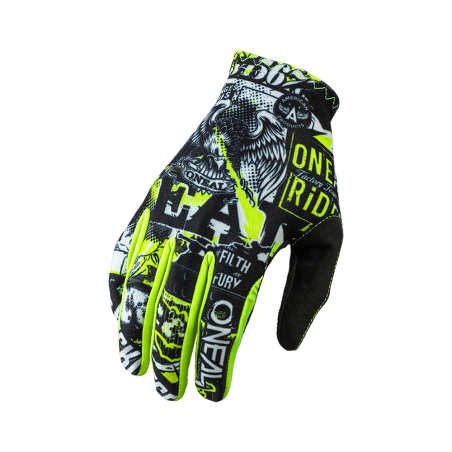 0391-211 Guanto MATRIX ATTACK nero/giallo neon XL/10