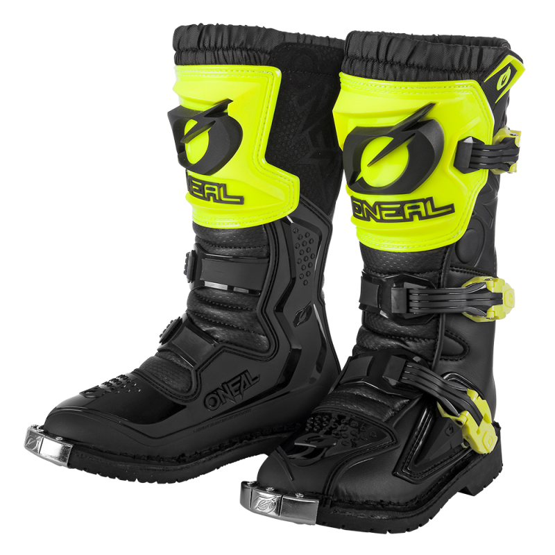 0336-504 Stivale RIDER PRO Youth giallo neon 3/35