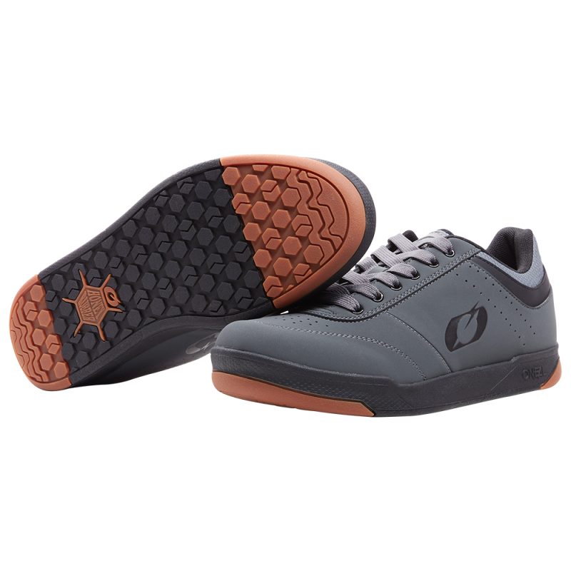 313-005 DÉCOLLETÉ FLAT Scarpa grigio/nero 37