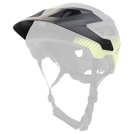 0502-070 Visiera per casco DEFENDER GRILL nero/giallo neon