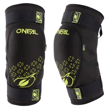 0277-031 Ginocchiera DIRT nera/giallo neon XS