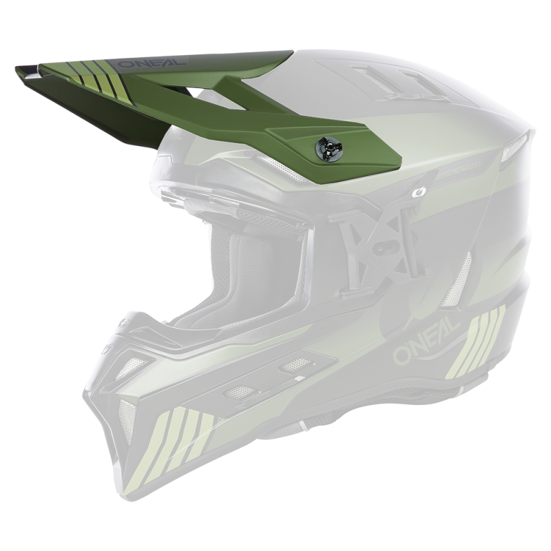 EXSRS-220 Visiera EX-SRS Casco HITCH nero/oliva