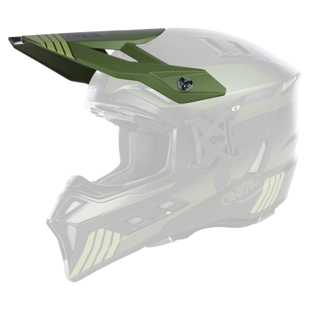 EXSRS-220 Visiera EX-SRS Casco HITCH nero/oliva