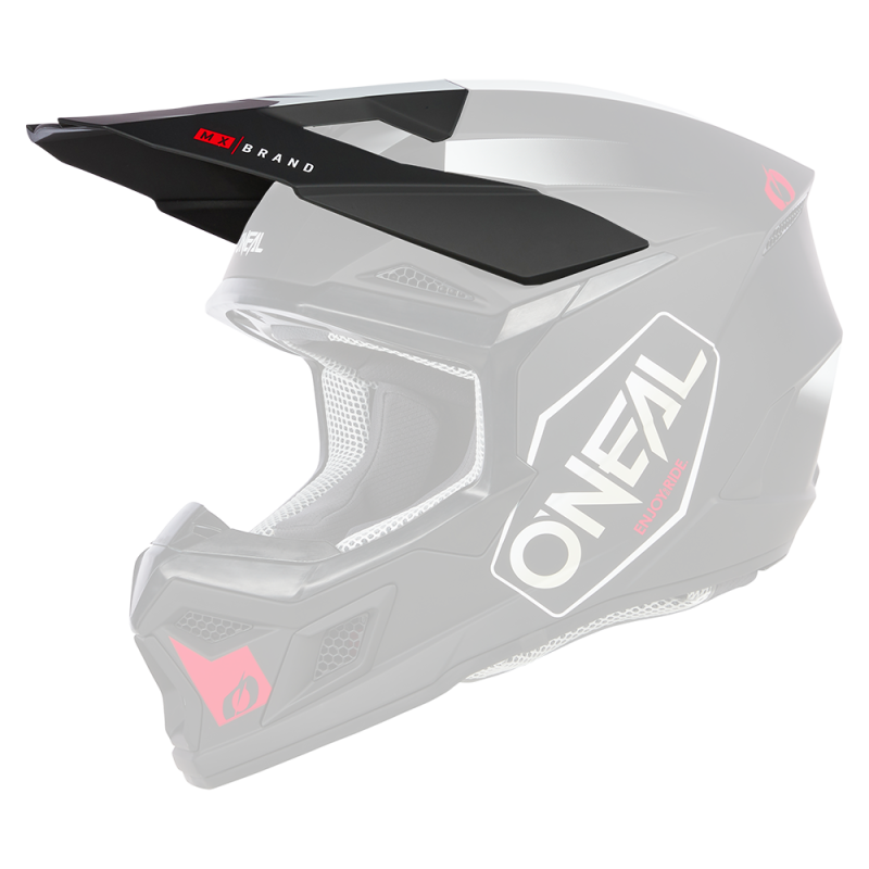 0625-190 Casco Visor 3SRS HEXX nero/bianco/rosso