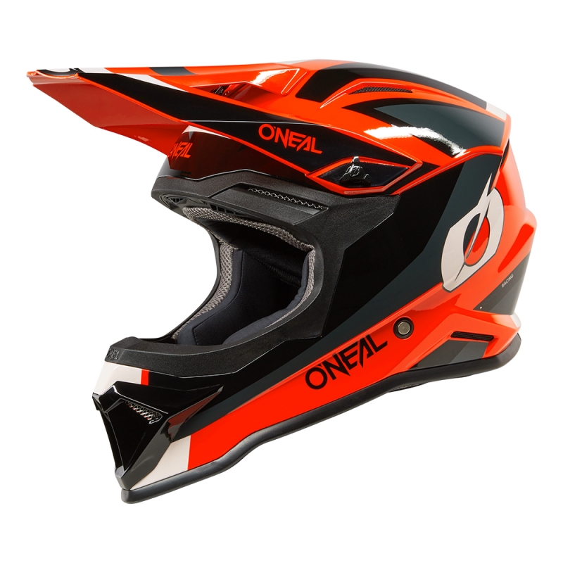 0634-334 Casco 1SRS Youth STREAM nero/rosso L (49/50 cm)
