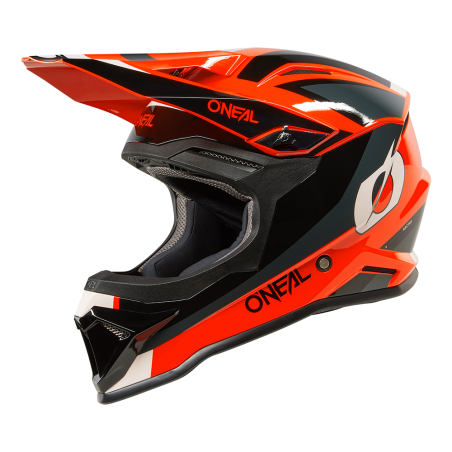 0634-334 Casco 1SRS Youth STREAM nero/rosso L (49/50 cm)