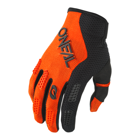 E032-508 Guanto ELEMENT RACEWEAR nero/arancione S/8