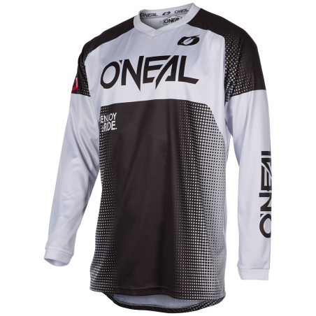 R001-206 Maglia MATRIX RIDEWEAR nera/grigia XXL