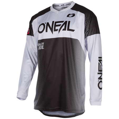 R001-206 Maglia MATRIX RIDEWEAR nera/grigia XXL