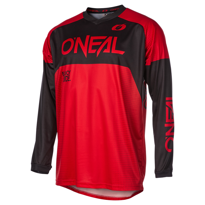 R001-245 Maglia MATRIX RIDEWEAR rossa/nera XL