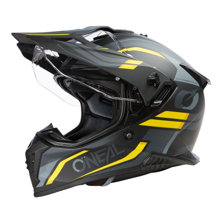 ASRS-114 Casco A-SRS SPIKE nero/grigio/giallo L (59/60 cm)