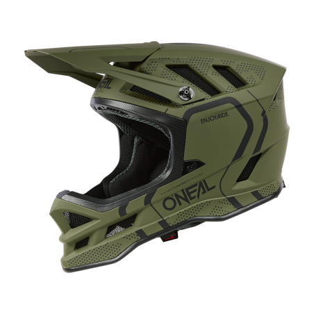 0453-073 Casco BLADE Polyacrylite STRIKE oliva/nero M (57/58 cm)
