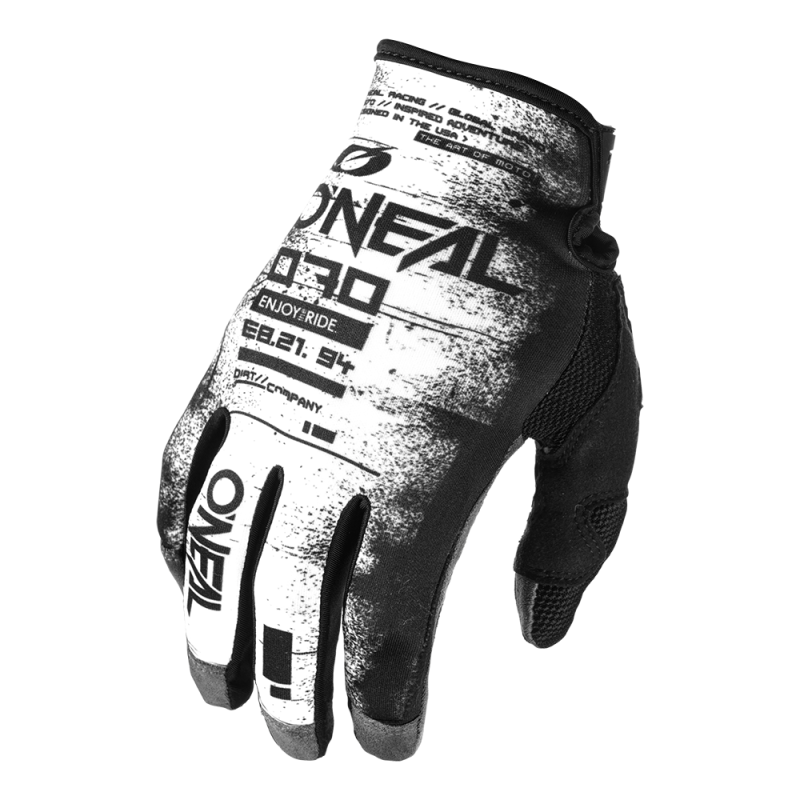 M031-089 MAYHEM Guanto SCARZ nero/bianco M/8