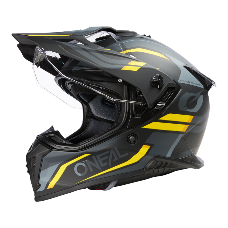 ASRS-111 Casco A-SRS SPIKE nero/grigio/giallo XS (53/54 cm)