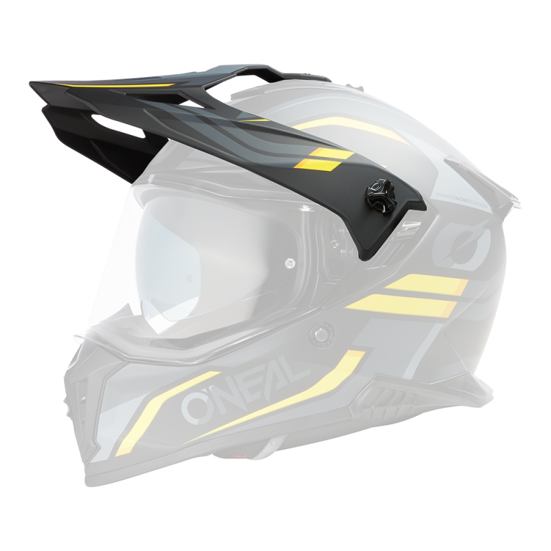 ASRS-110 Visiera A-SRS Casco SPIKE nero/grigio/giallo