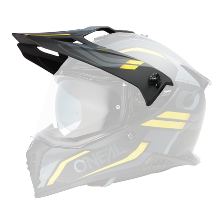 ASRS-110 Visiera A-SRS Casco SPIKE nero/grigio/giallo