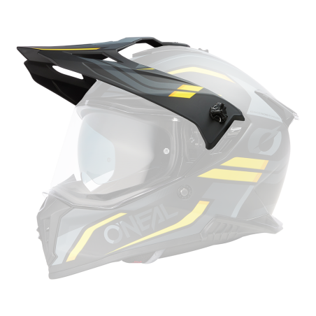 ASRS-110 Visiera A-SRS Casco SPIKE nero/grigio/giallo